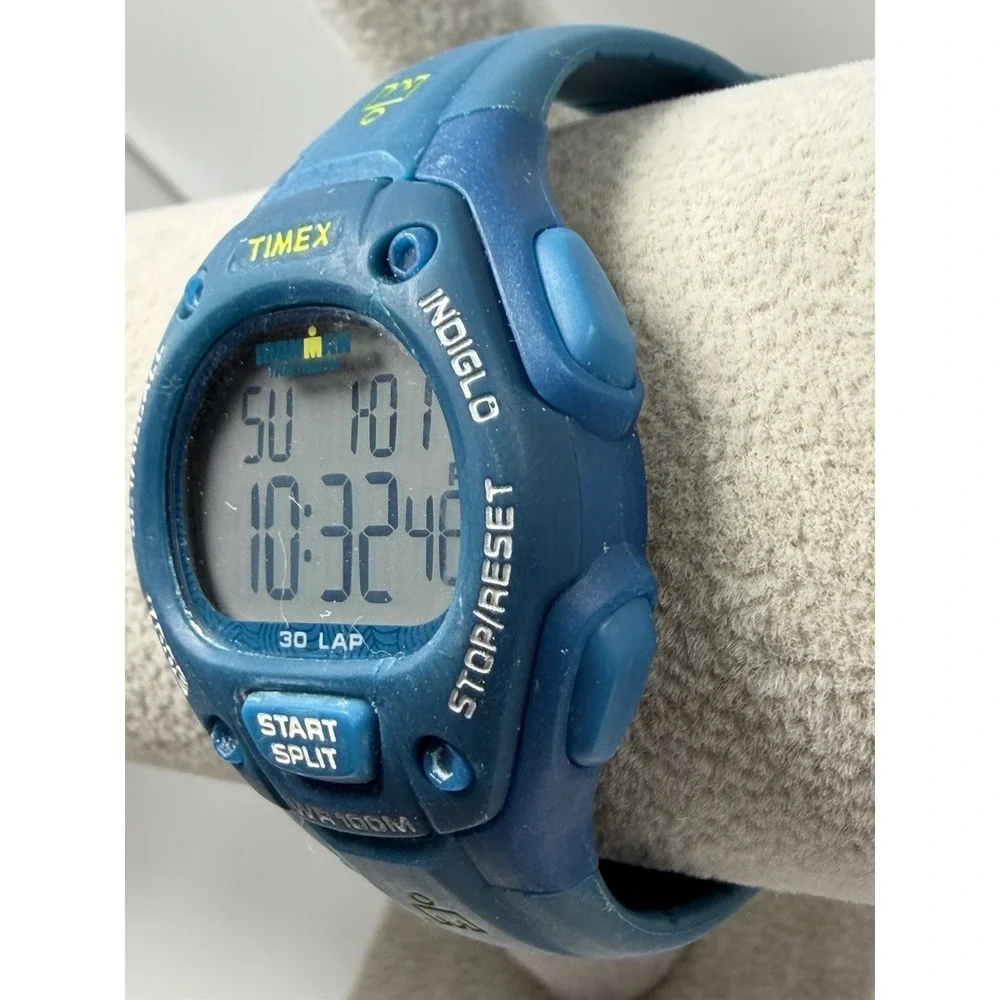 Timex 171 New Battery Ladies Watch Ironman Triathlon Indiglo 33MM 7.5